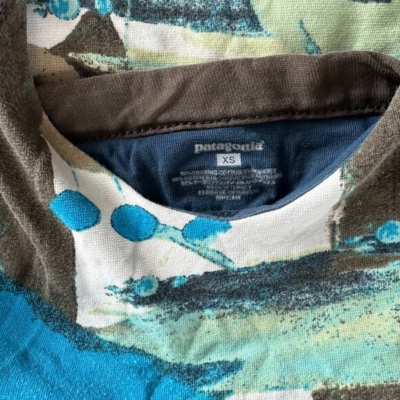 Patagonia Iliana Halter Dress, fun abstract pattern - Picture 3 of 5